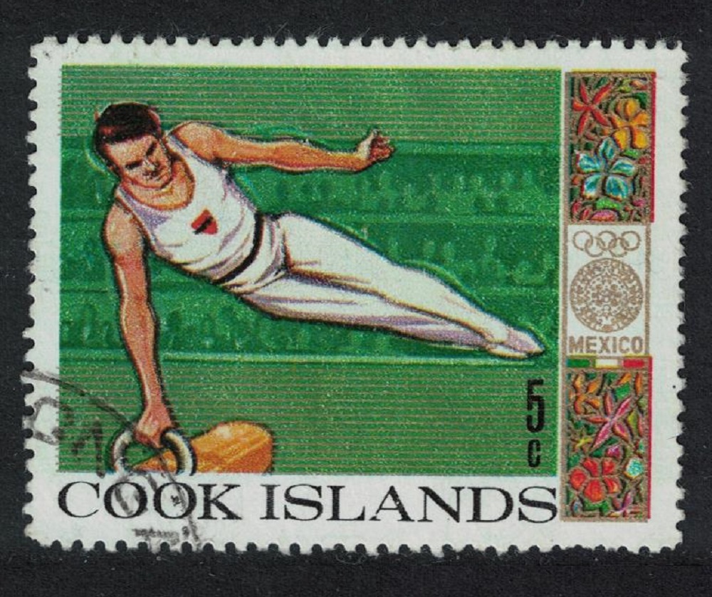 SALE Cook Is. Gymnastics Olympic Games Mexico 6v 1968 Canc SG#278 Sc#238 - Bild 1 von 1
