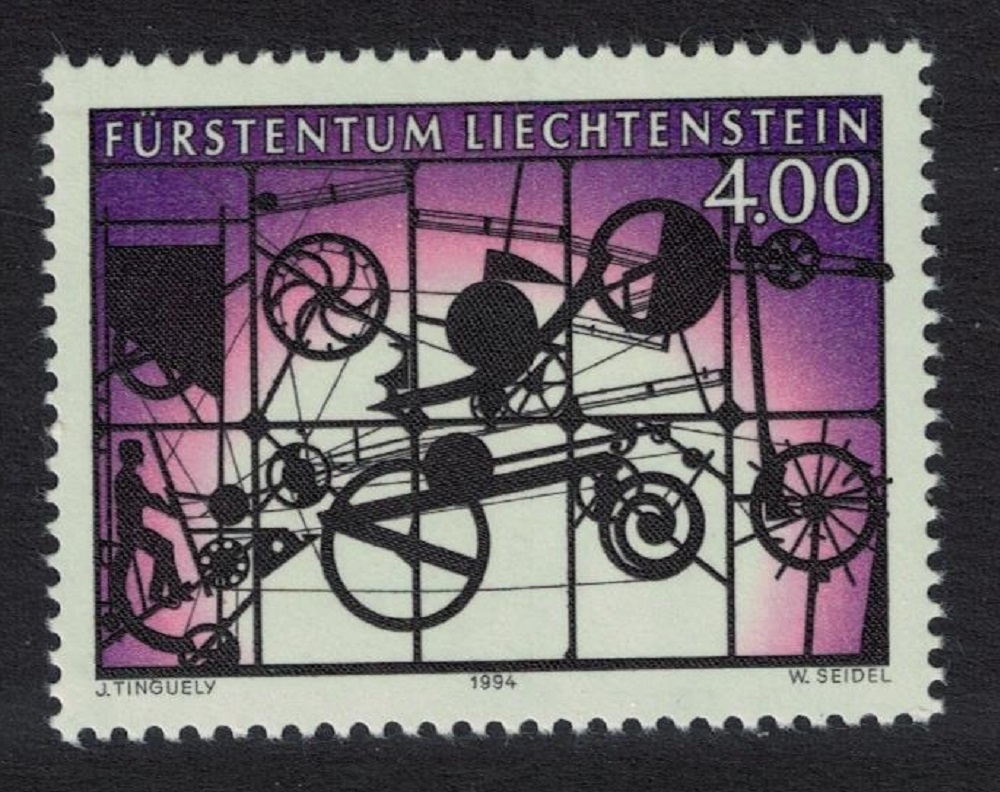 Liechtenstein 'Eulogia szaleństwa' mobile by Jean Tinguely 1994 MNH SG#1079 - Zdjęcie 1 z 1