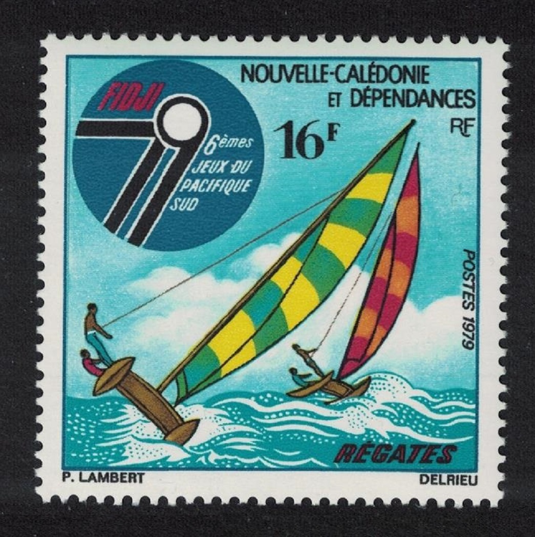 SALE New Caledonia Sailing South Pacific Games Fiji 1979 MNH SG#621 - Bild 1 von 1