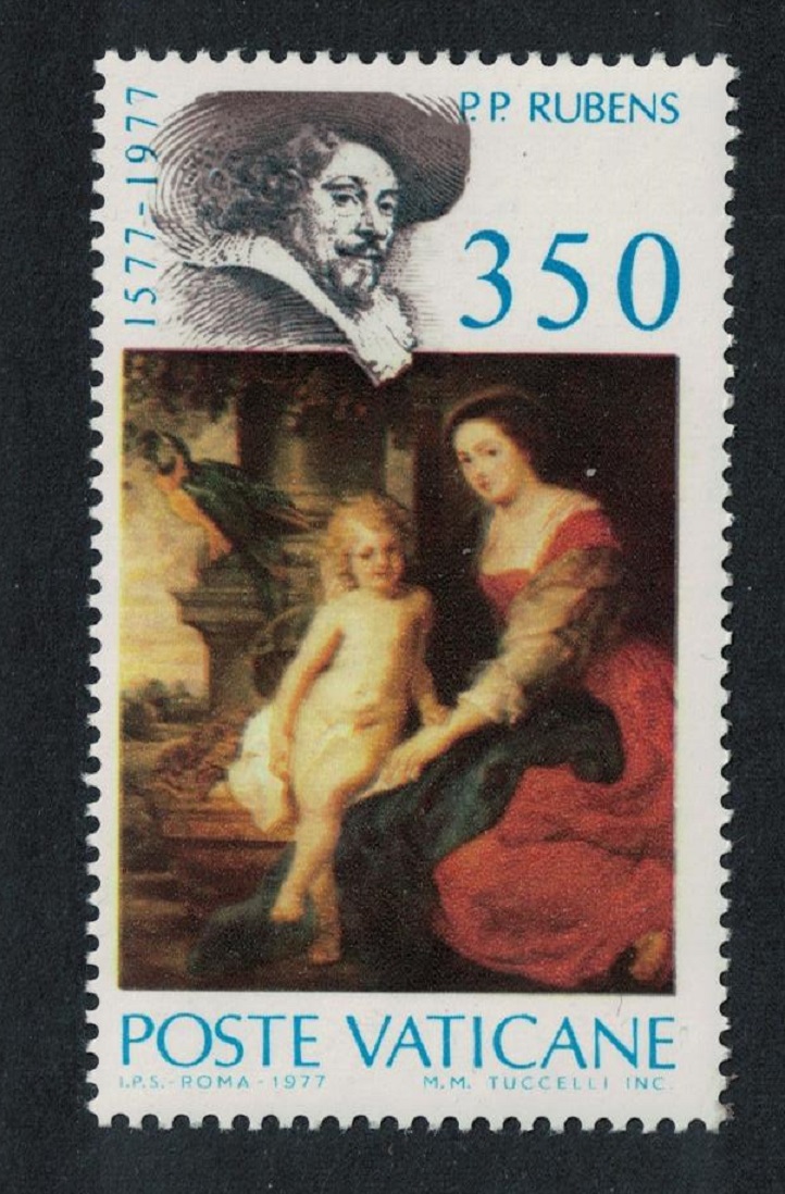 SALE Vatican 'Madonna with the Parrot ' Painting by Rubens 1977 MNH SG#693 - Photo 1/1